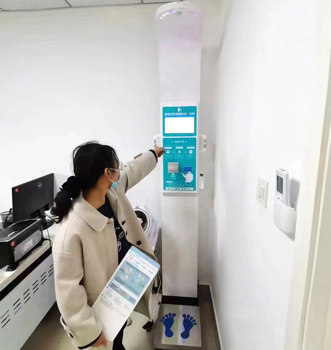 河南省人民医院SH-10XD智能互联健康自助体检一体机案例