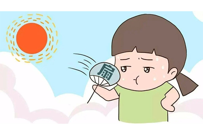 天气炎热